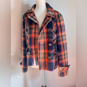 Delia’s plaid jacket